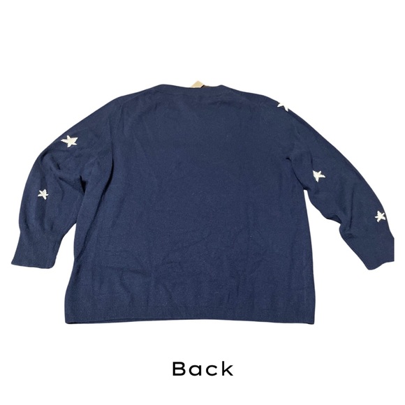 J Crew Cashmere sweater with intarsia-knit stars - Picture 7 of 15